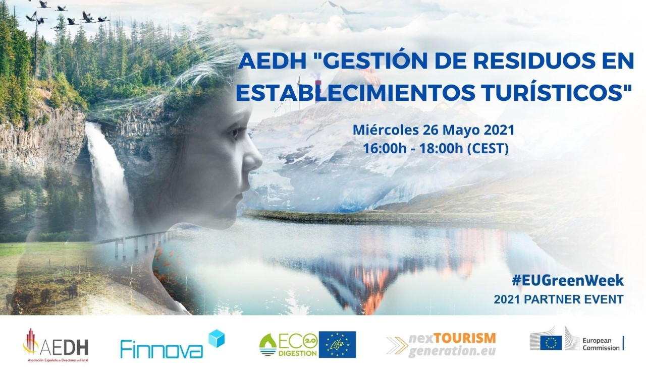 La Asociación Española de Directores de Hotel (AEDH) pone el foco en la gestión de residuos en establecimientos turísticos durante la semana verde europea.